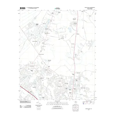 2011 Map of Mount Holly, 2011 Print