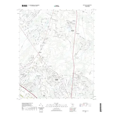 2020 Map of Mount Holly, 2020 Print