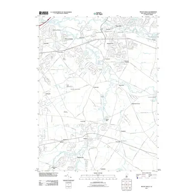 2011 Map of Mount Holly, 2011 Print