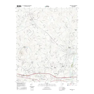 2016 Map of Mount Holly, 2016 Print