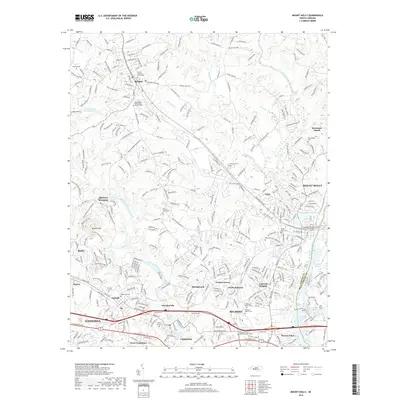 2019 Map of Mount Holly, 2019 Print