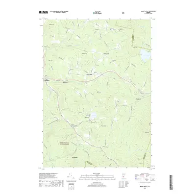 2018 Map of Mount Holly, 2018 Print