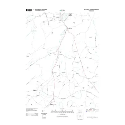 2013 Map of Mount Holly Springs, 2013 Print