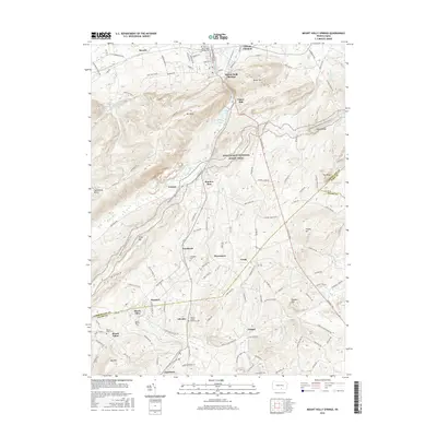 2016 Map of Mount Holly Springs, 2016 Print