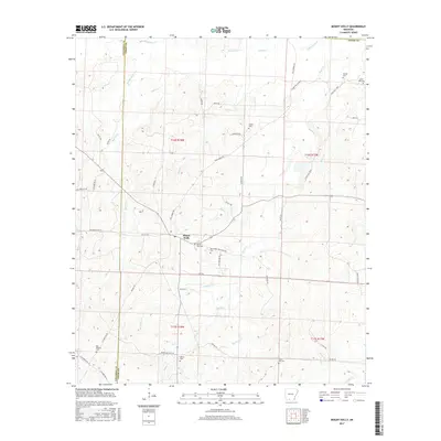 2017 Map of Mount Holly, 2017 Print