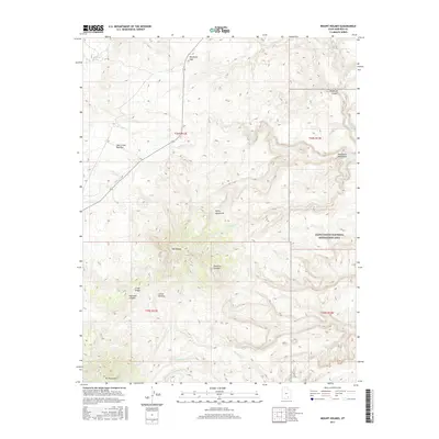 2017 Map of Mount Holmes, 2017 Print