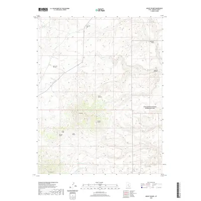 2020 Map of Mount Holmes, 2020 Print