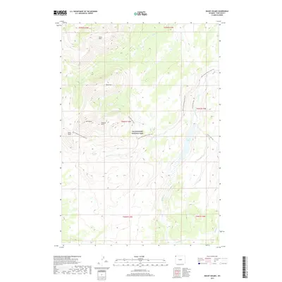 2017 Map of Mount Holmes, 2017 Print