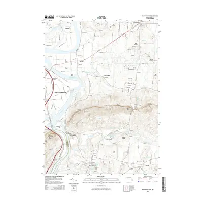 2015 Map of Mount Holyoke, 2015 Print