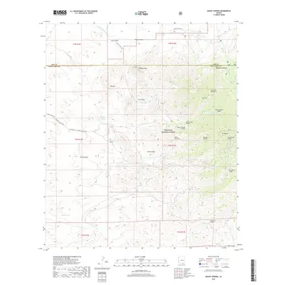 2018 Map of Mount Hopkins, 2018 Print