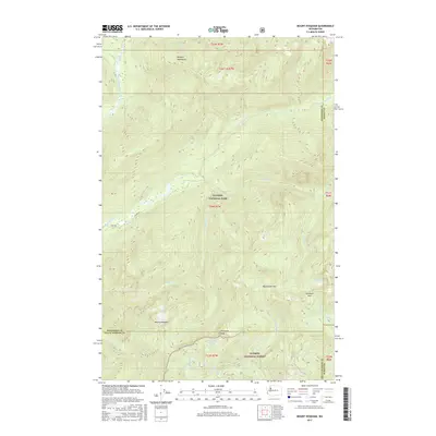 2017 Map of Mount Hoquiam, 2017 Print