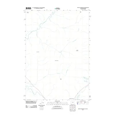 2011 Map of Mount Hornaday, 2011 Print