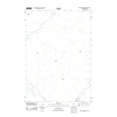 2012 Map of Mount Hornaday, 2012 Print