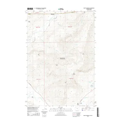 2015 Map of Mount Hornaday, 2015 Print