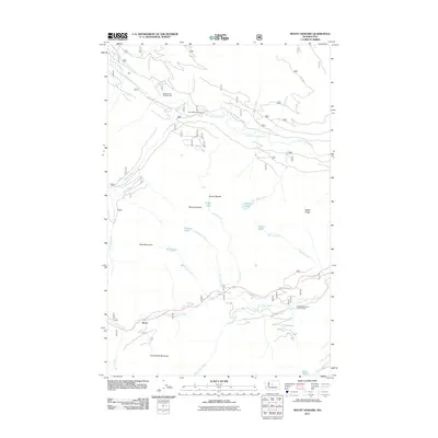 2011 Map of Mount Howard, 2011 Print