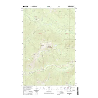2017 Map of Mount Howard, 2017 Print