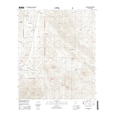 2014 Map of Mount Hughes, 2014 Print