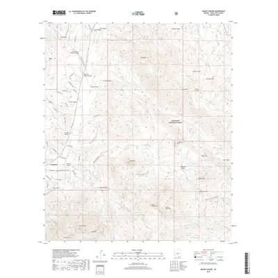 2018 Map of Mount Hughes, 2018 Print
