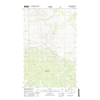 2017 Map of Mount Hull, 2017 Print