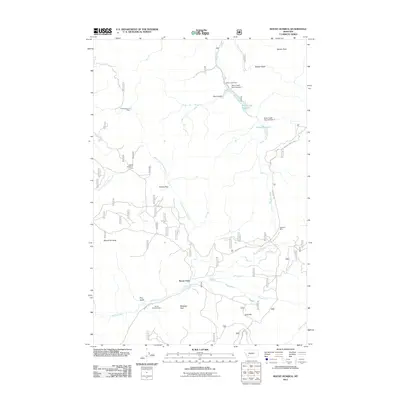 2011 Map of Mount Humbug, 2011 Print
