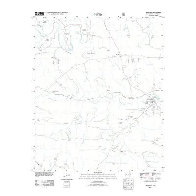 2011 Map of Mount Ida, 2011 Print