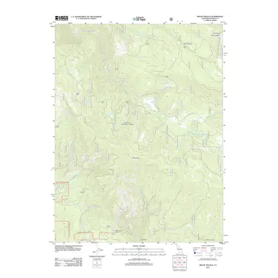 2012 Map of Mount Ingalls, 2012 Print