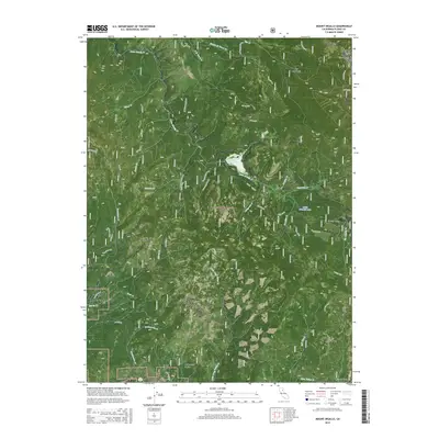 2015 Map of Mount Ingalls, 2015 Print