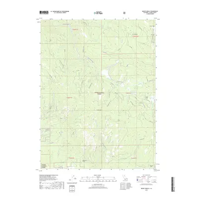 2018 Map of Mount Ingalls, 2018 Print