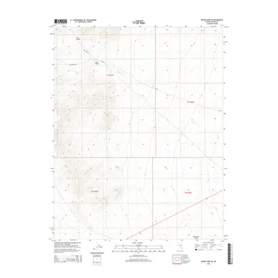 2014 Map of Mount Irish SE, 2014 Print