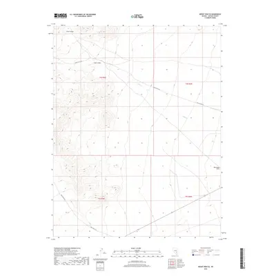 2018 Map of Mount Irish SE, 2018 Print
