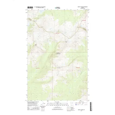 2017 Map of Mount Jackson, 2017 Print