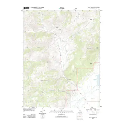 2012 Map of Mount Jackson, 2012 Print