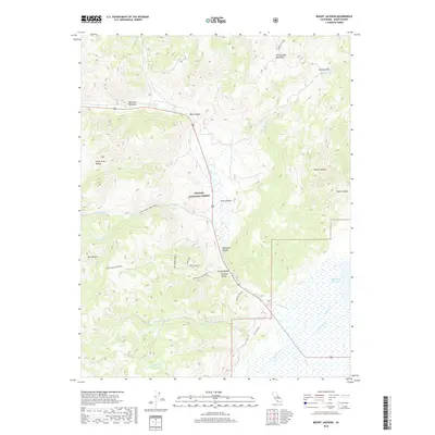 2018 Map of Mount Jackson, 2018 Print