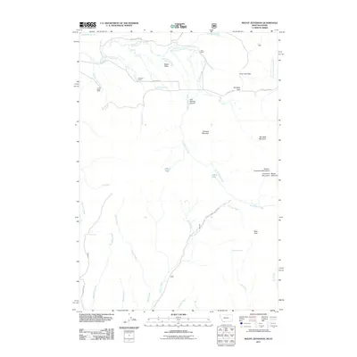 2011 Map of Mount Jefferson, 2011 Print