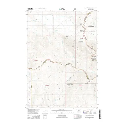 2014 Map of Mount Jefferson, 2014 Print