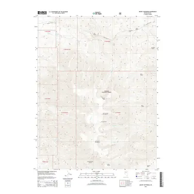 2014 Map of Mount Jefferson, 2014 Print