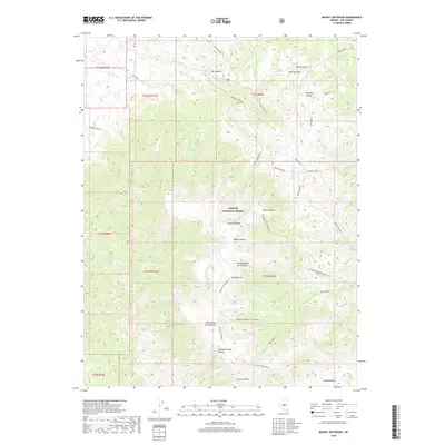 2018 Map of Mount Jefferson, 2018 Print