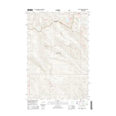 2014 Map of Mount Jerusalem, 2014 Print