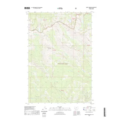 2020 Map of Mount Jerusalem, 2020 Print