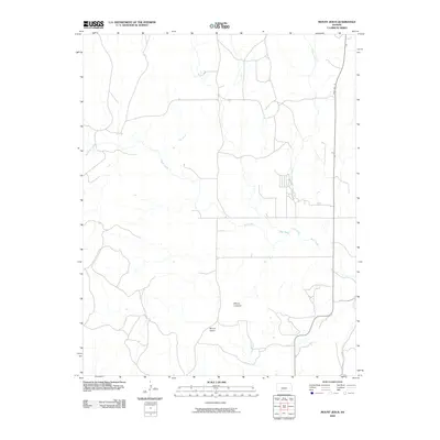 2009 Map of Mount Jesus, 2009 Print