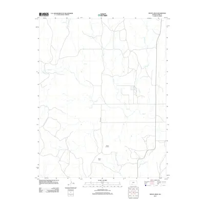 2012 Map of Mount Jesus, 2012 Print