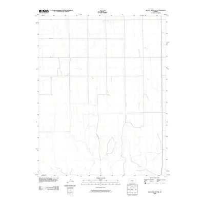 2009 Map of Mount Jesus NW, 2009 Print