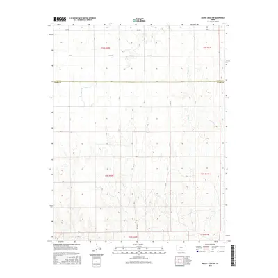 2015 Map of Mount Jesus NW, 2015 Print