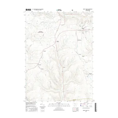 2016 Map of Mount Jewett, 2016 Print