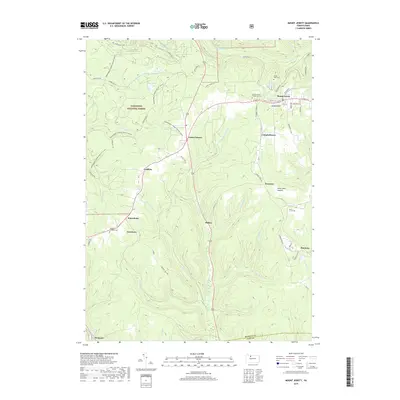 2019 Map of Mount Jewett, 2019 Print
