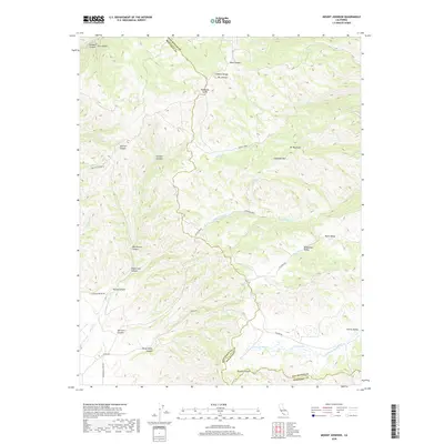 2018 Map of Mount Johnson, 2018 Print