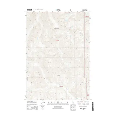 2013 Map of Mount Jordan, 2013 Print