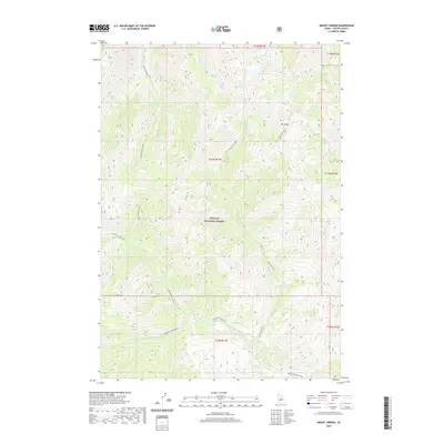 2020 Map of Mount Jordan, 2020 Print