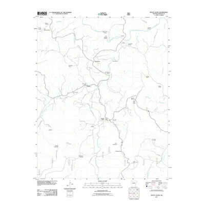 2011 Map of Mount Judea, 2011 Print