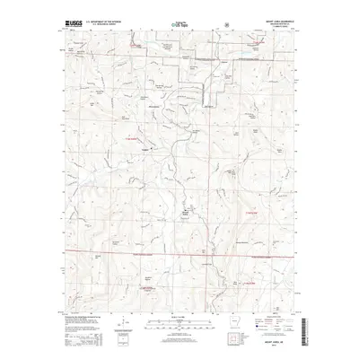 2014 Map of Mount Judea, 2014 Print
